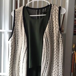 Vintage Italian Knitted Long Vest